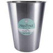 Wholesale - TRASH CAN 7L SS 10.75"H X 8.5"W (6" BASE), UPC: 769898274114